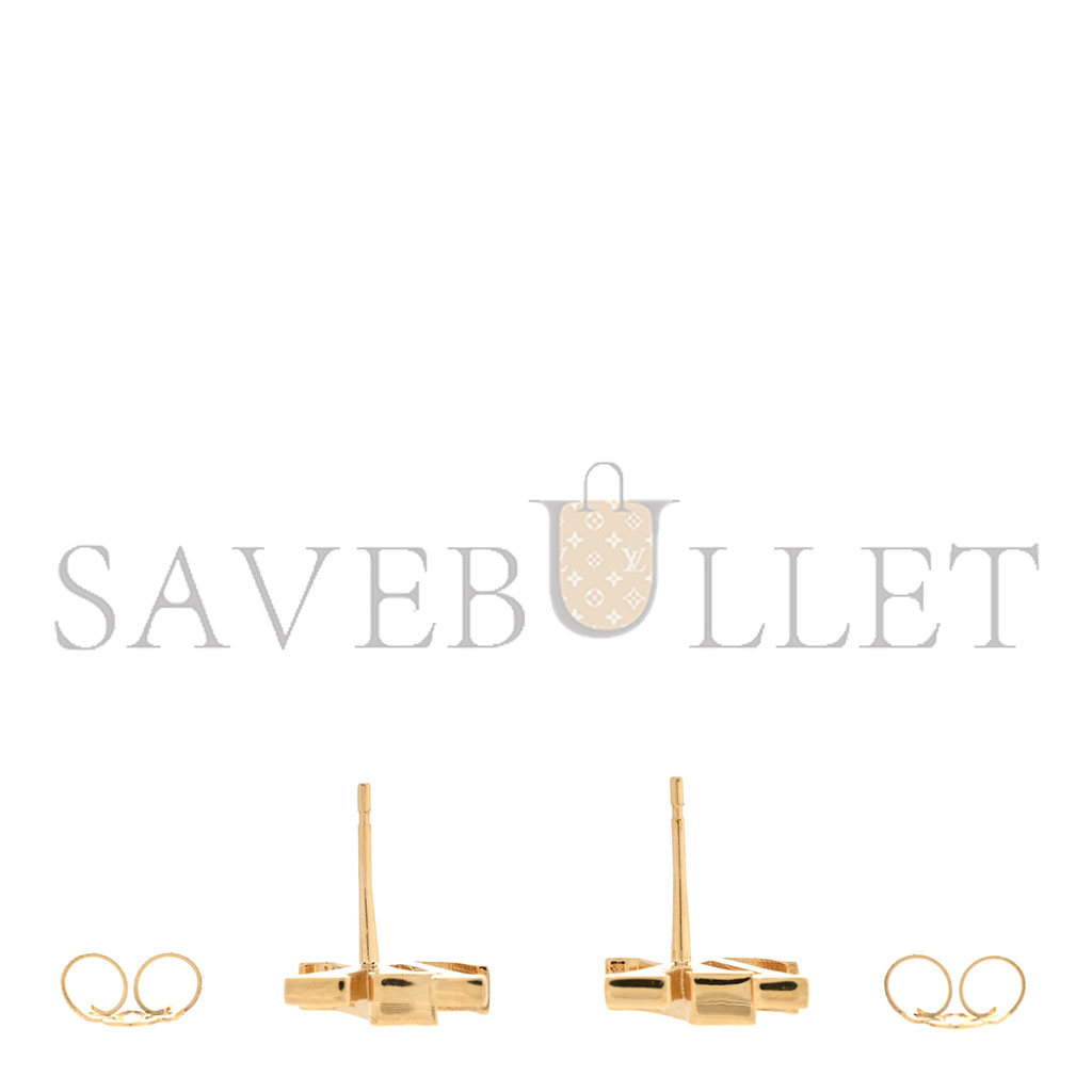 l**is V*t*n metal enamel lv iconic earrings m01135